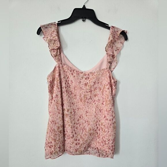 Halogen Ruffle Strap Tank in Ballet Slipper - Picture 5 of 6